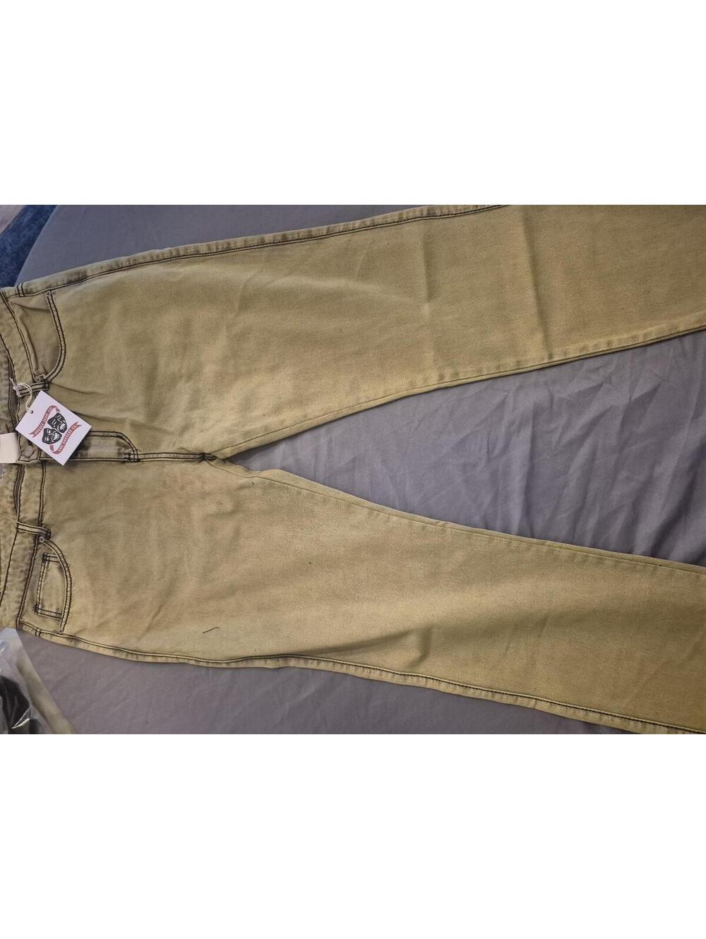 Asaali Yellow Cartel Denim Jeans Size 38 MSRP $350